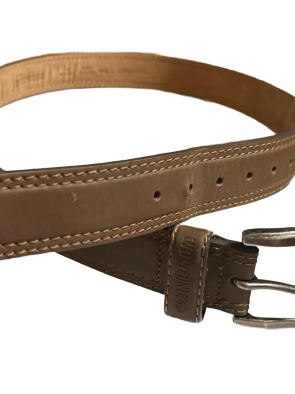 Wolverine ~ Men's Size 38 (Medium) ~ Brown Leather Belt